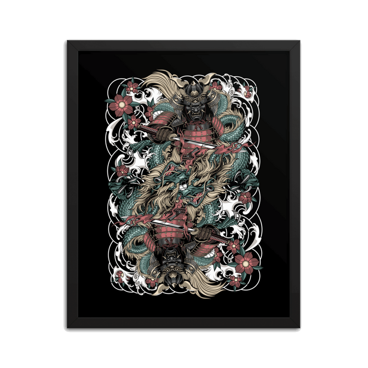 Clouded Ronin Card Shaper Framed Poster