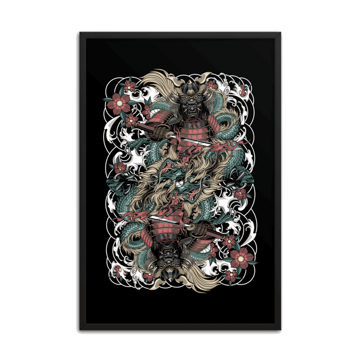 Clouded Ronin Card Shaper Framed Poster