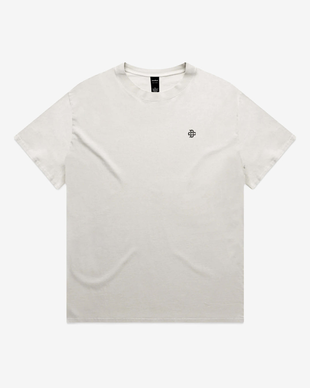 faded bone tee front view