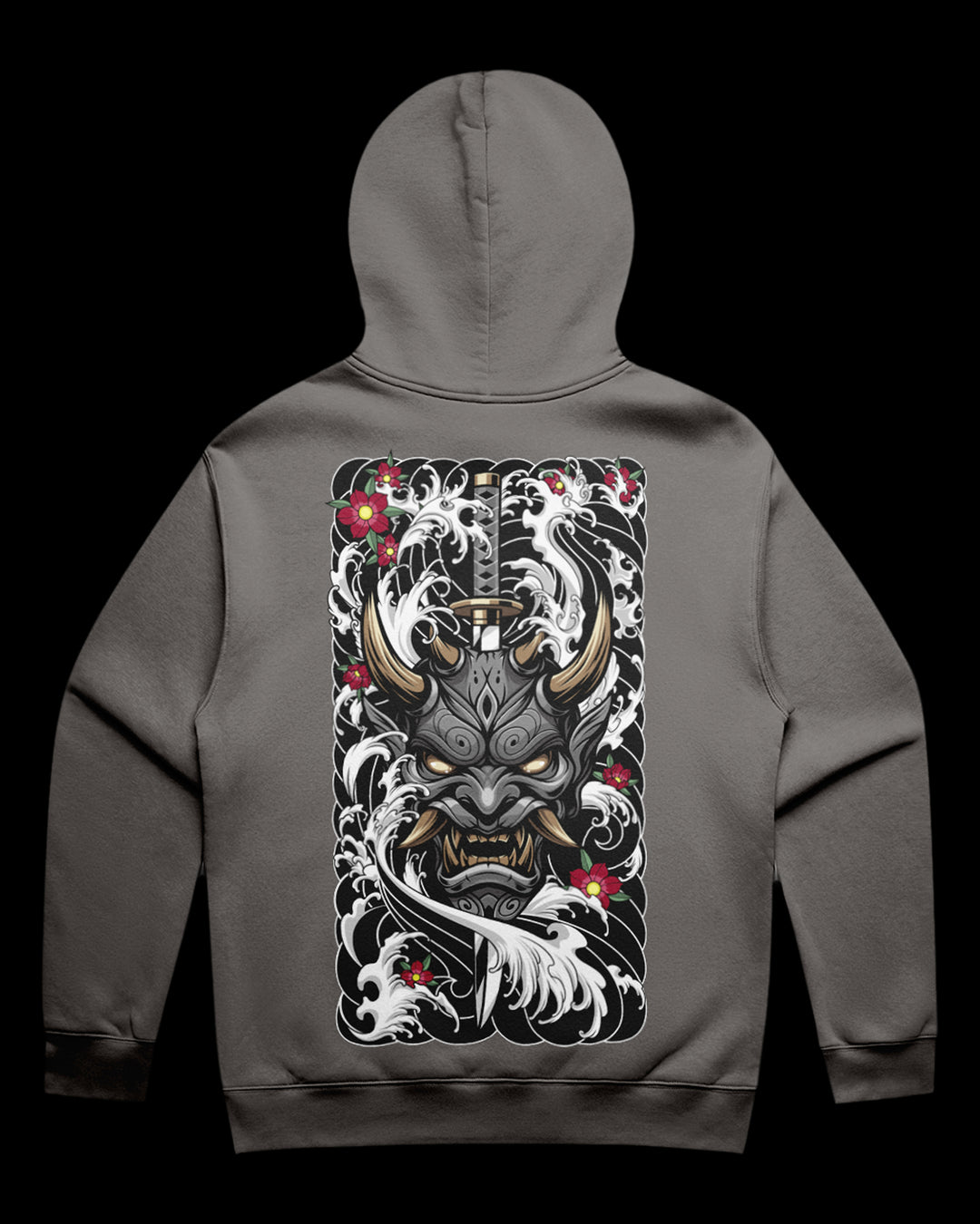 Slayers Grin Relaxed Faded Hoodie