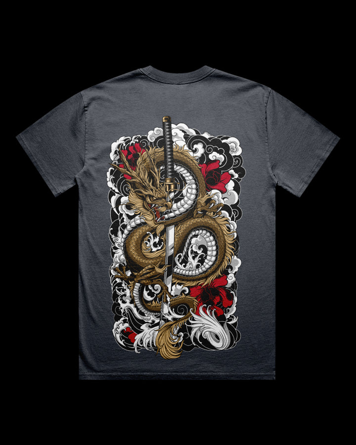 Clouded Dragon Faded T-Shirt
