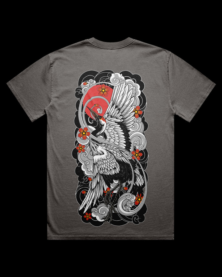 Rising Crane Faded T-Shirt