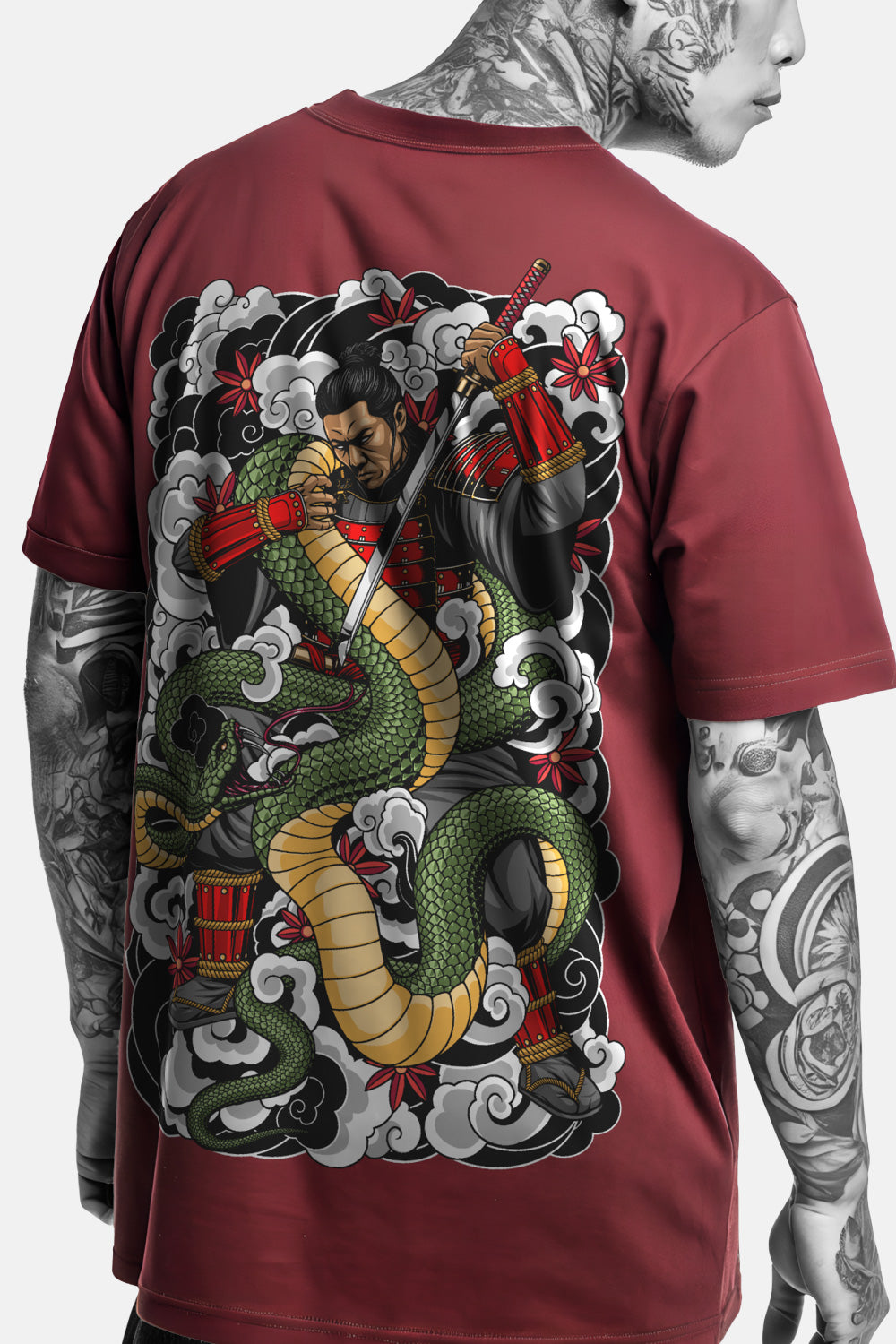 Tattoo inspired graphic tee featuring original tattoo artwork. Premium cotton for a comfortable, medium fit.