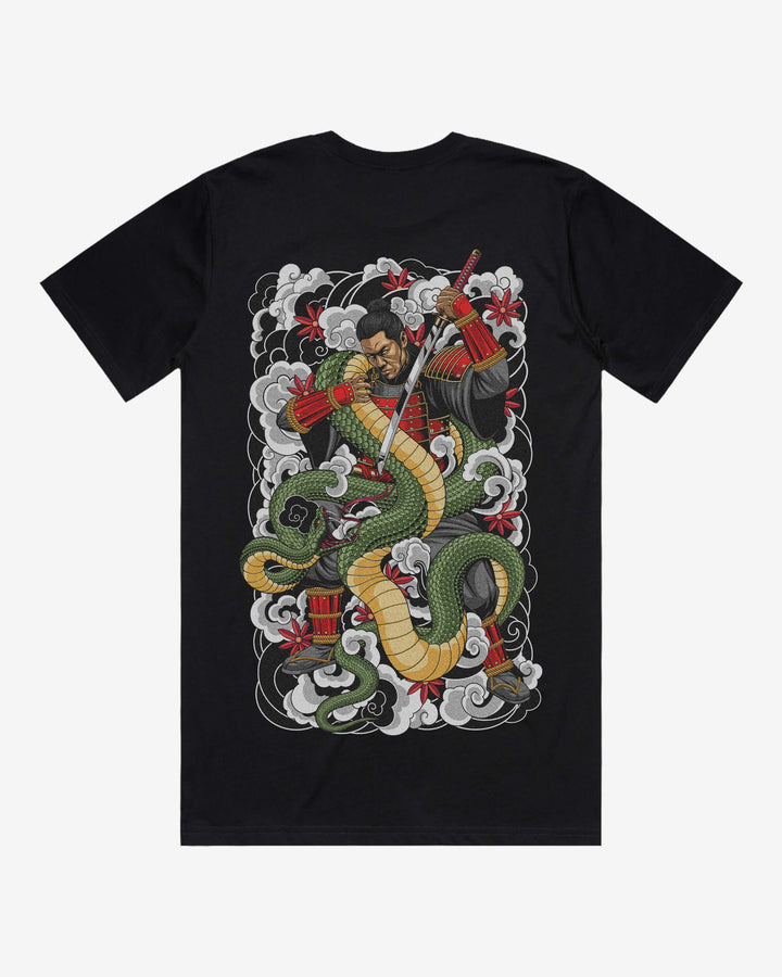 Japanese Tattoo Graphic Tee — Final Coil Back Print