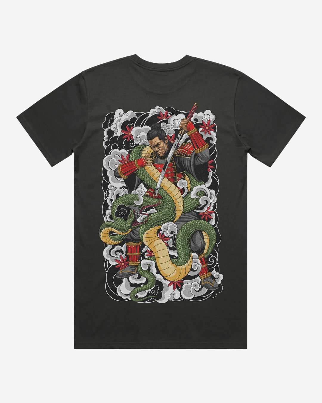 Japanese Tattoo Graphic Tee — Final Coil Back Print