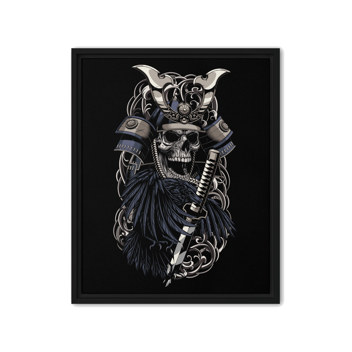 Crows of War Framed Canvas