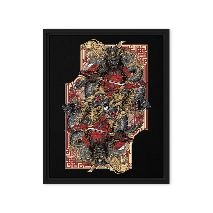 Ronin Card Shaper Framed Canvas