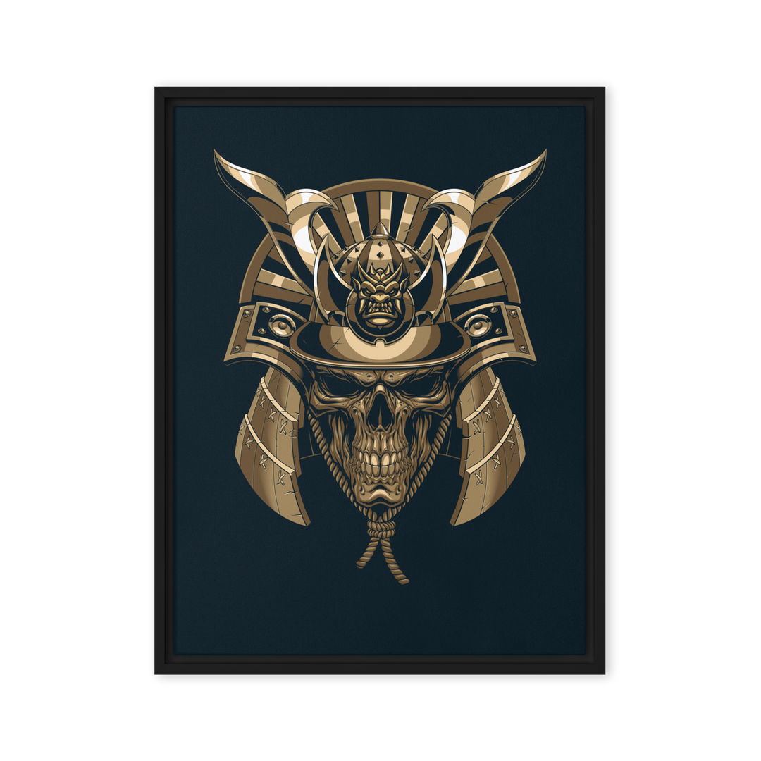 Artwork featuring a Skull Samurai design, combining the presence of a skull with the elegance of a samurai helmet, symbolizing strength, honor, and determination.