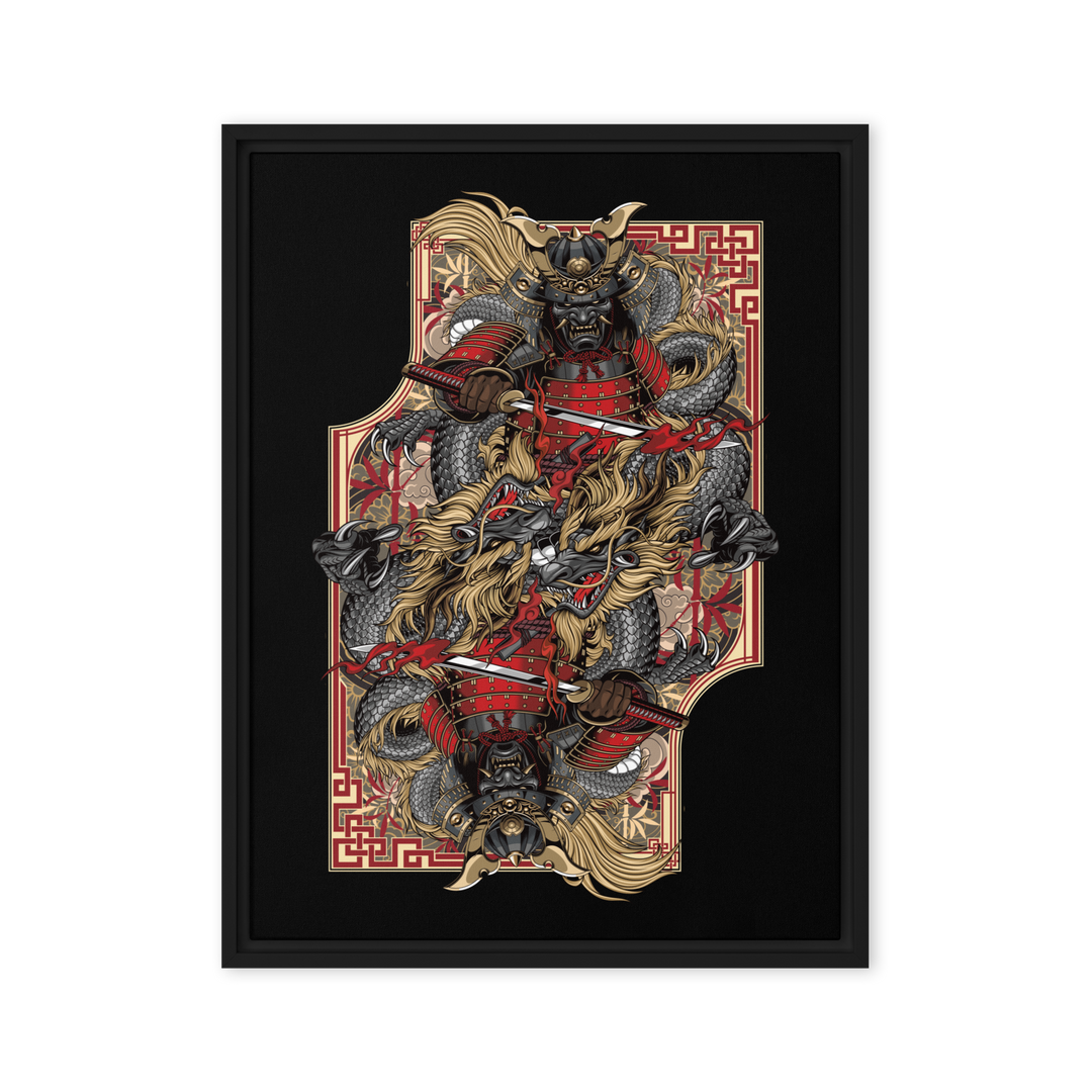 Ronin Card Shaper Framed Canvas