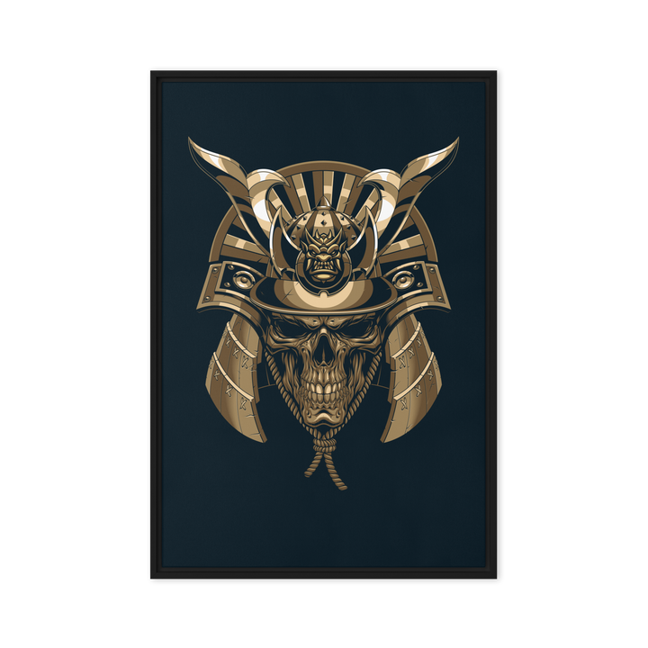 Artwork featuring a Skull Samurai design, combining the presence of a skull with the elegance of a samurai helmet, symbolizing strength, honor, and determination.