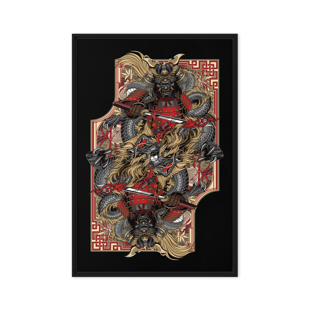 Ronin Card Shaper Framed Canvas