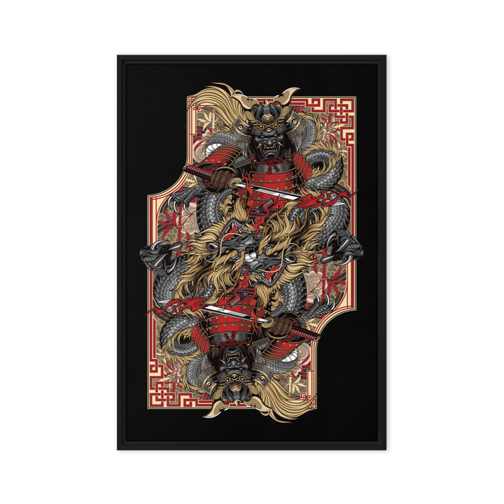 Ronin Card Shaper Framed Canvas