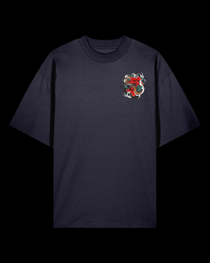 Serpents Bloom Oversized T-Shirt