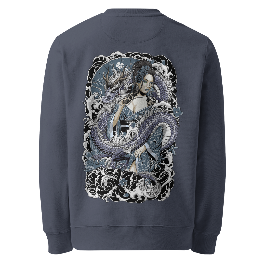 Geishas Grace Graphic Tattoo Sweatshirt - India Ink