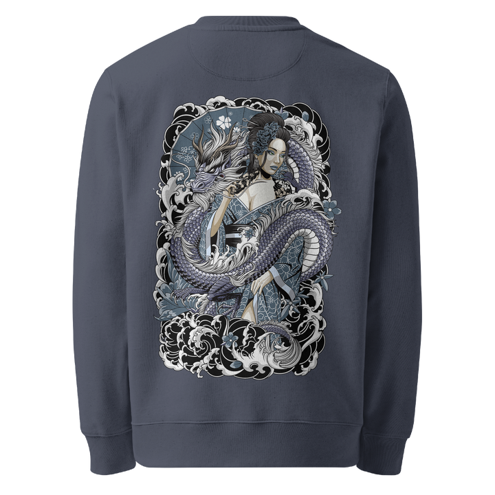 Geishas Grace Graphic Tattoo Sweatshirt - India Ink