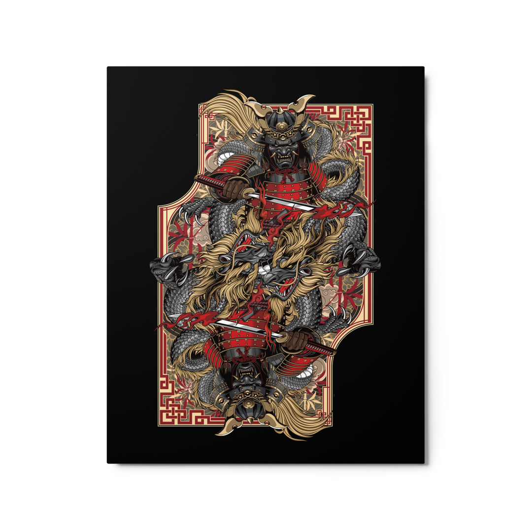 Ronin Card Shaper Metal Print