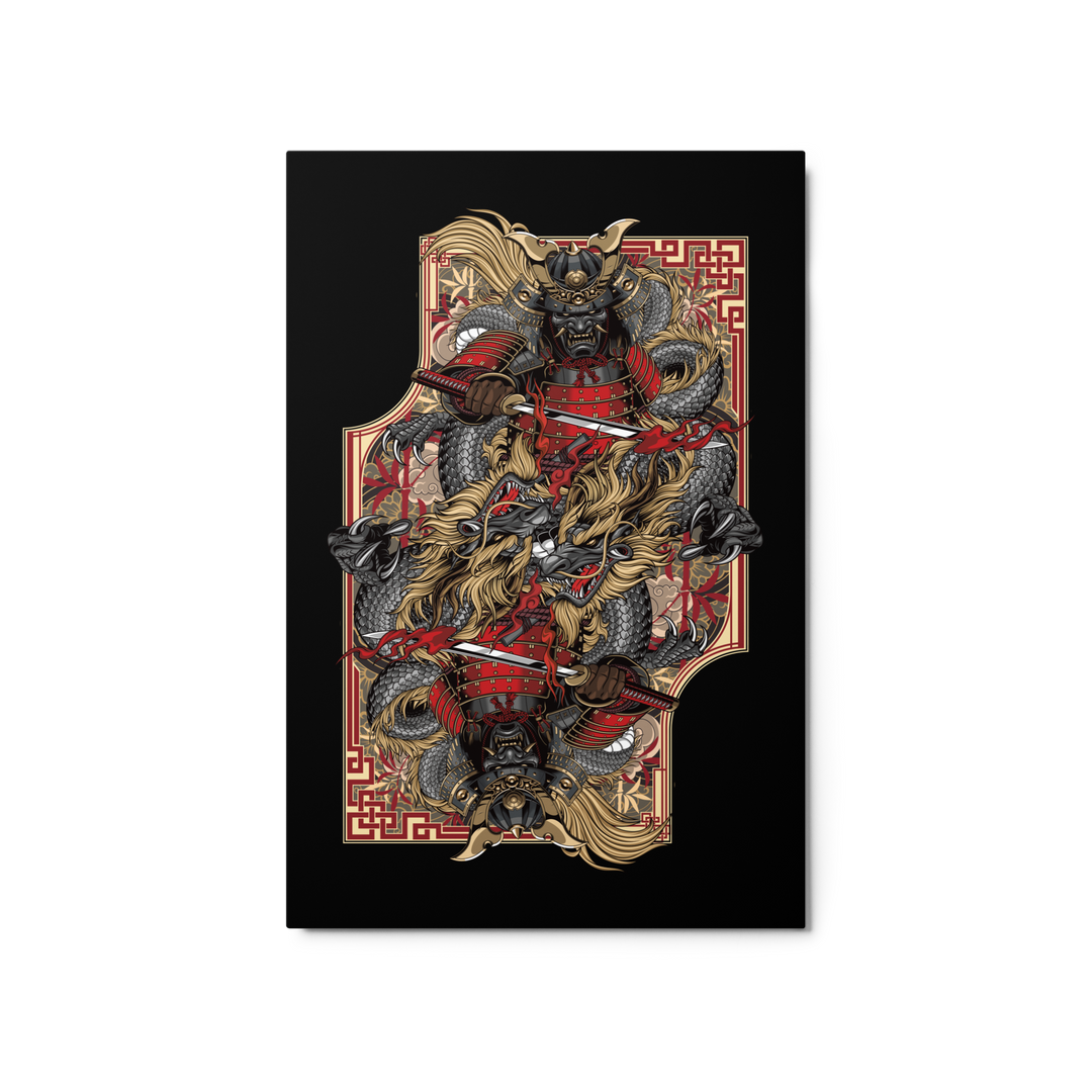 Ronin Card Shaper Metal Print