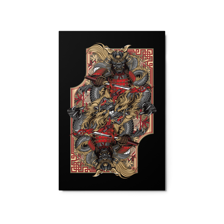 Ronin Card Shaper Metal Print