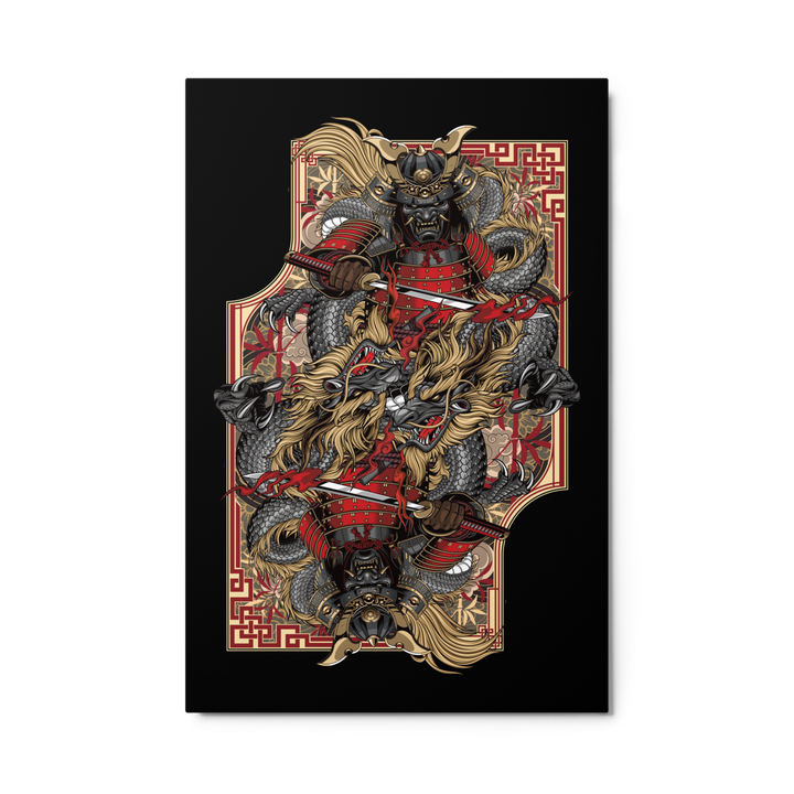 Ronin Card Shaper Metal Print