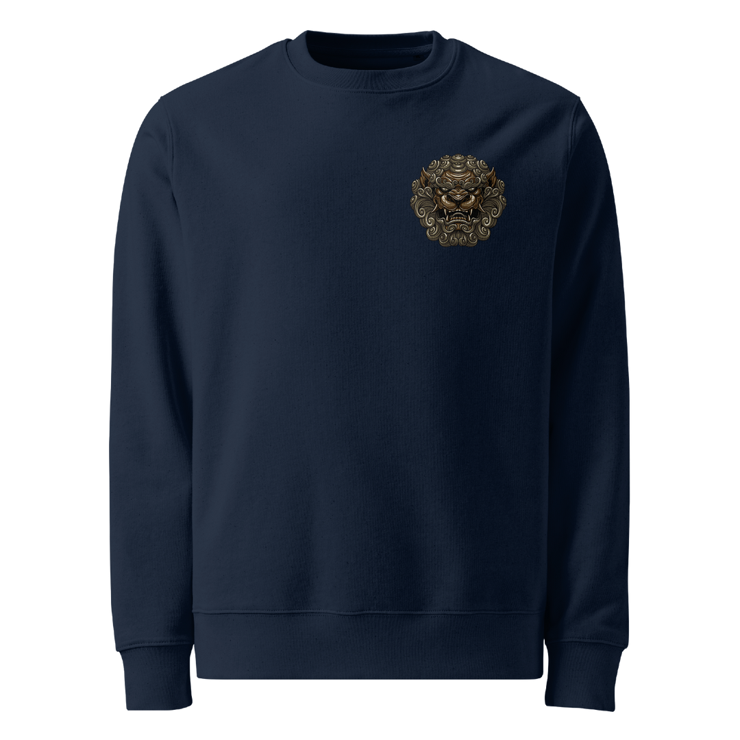 Mythical Majesty Graphic Tattoo Sweatshirt - Navy