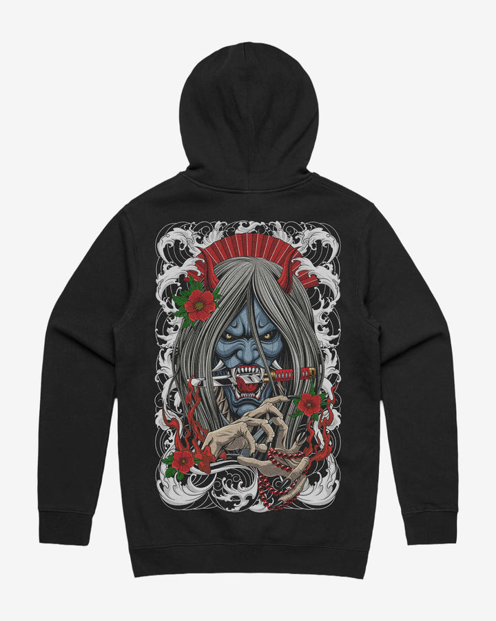 Hannya Mask Graphic Hoodie
