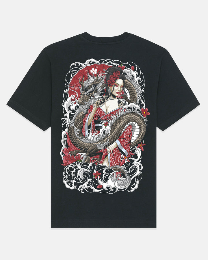 Serpents Geisha T Shirt – Heavyweight