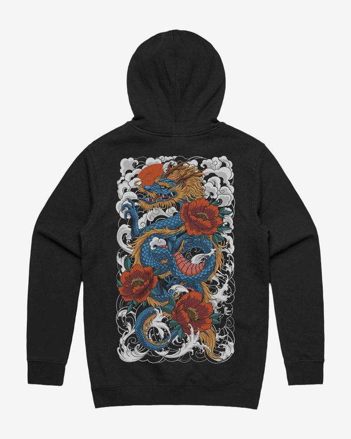 Traditional Dragon Graphic Hoodie