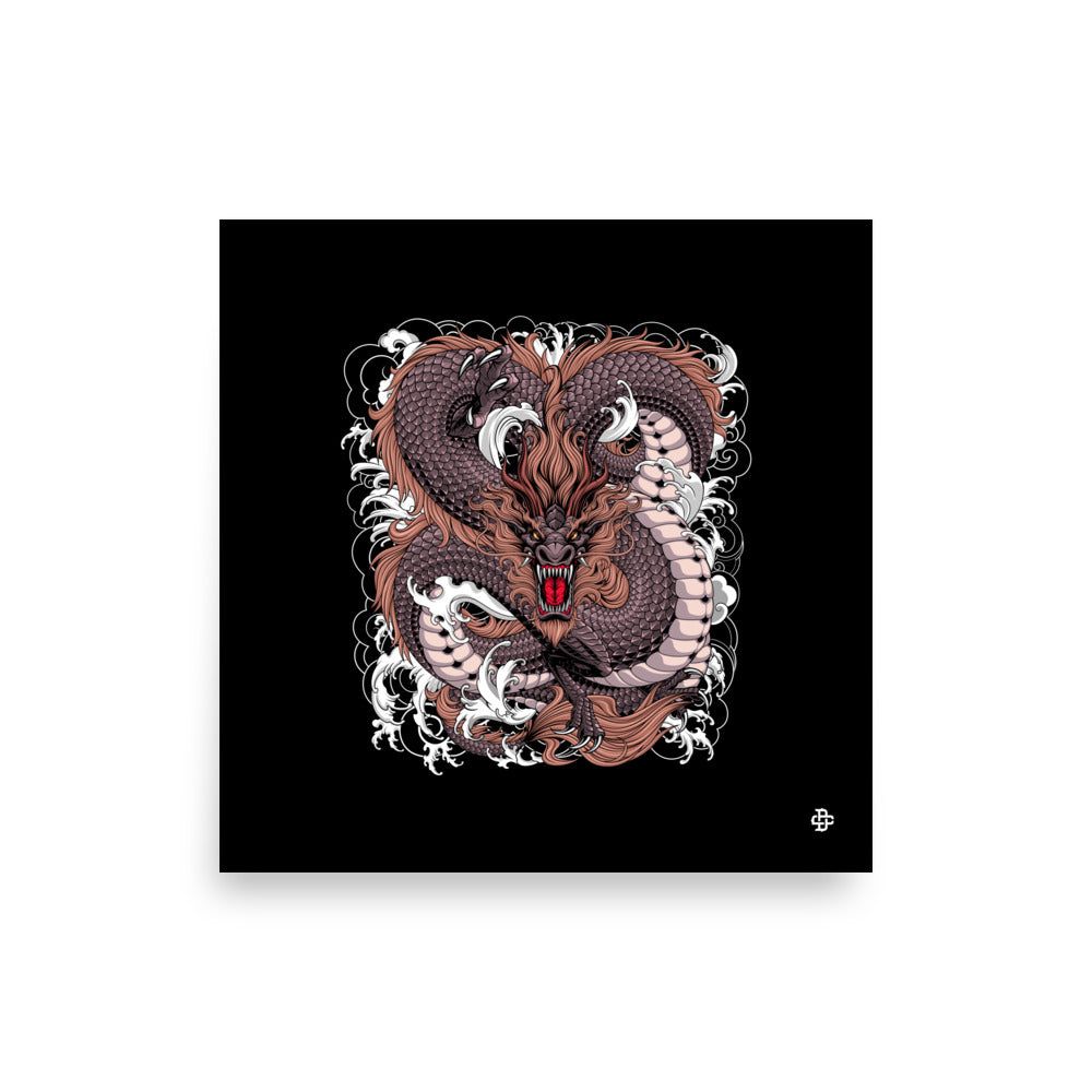 irezumi dragon poster