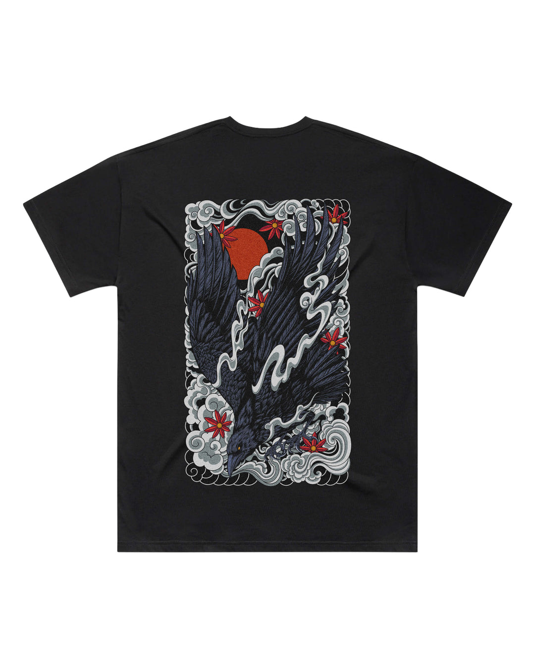 Irezumi Raven Black Oversized T-Shirt