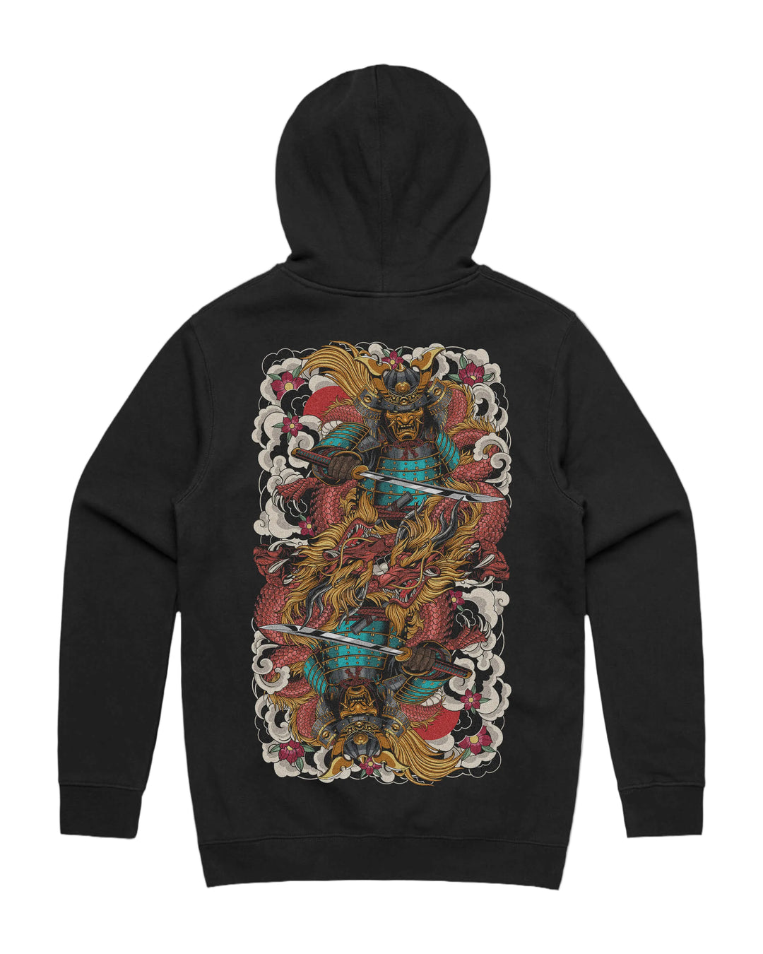 Irezumi Ronin black heavyweight hoodie