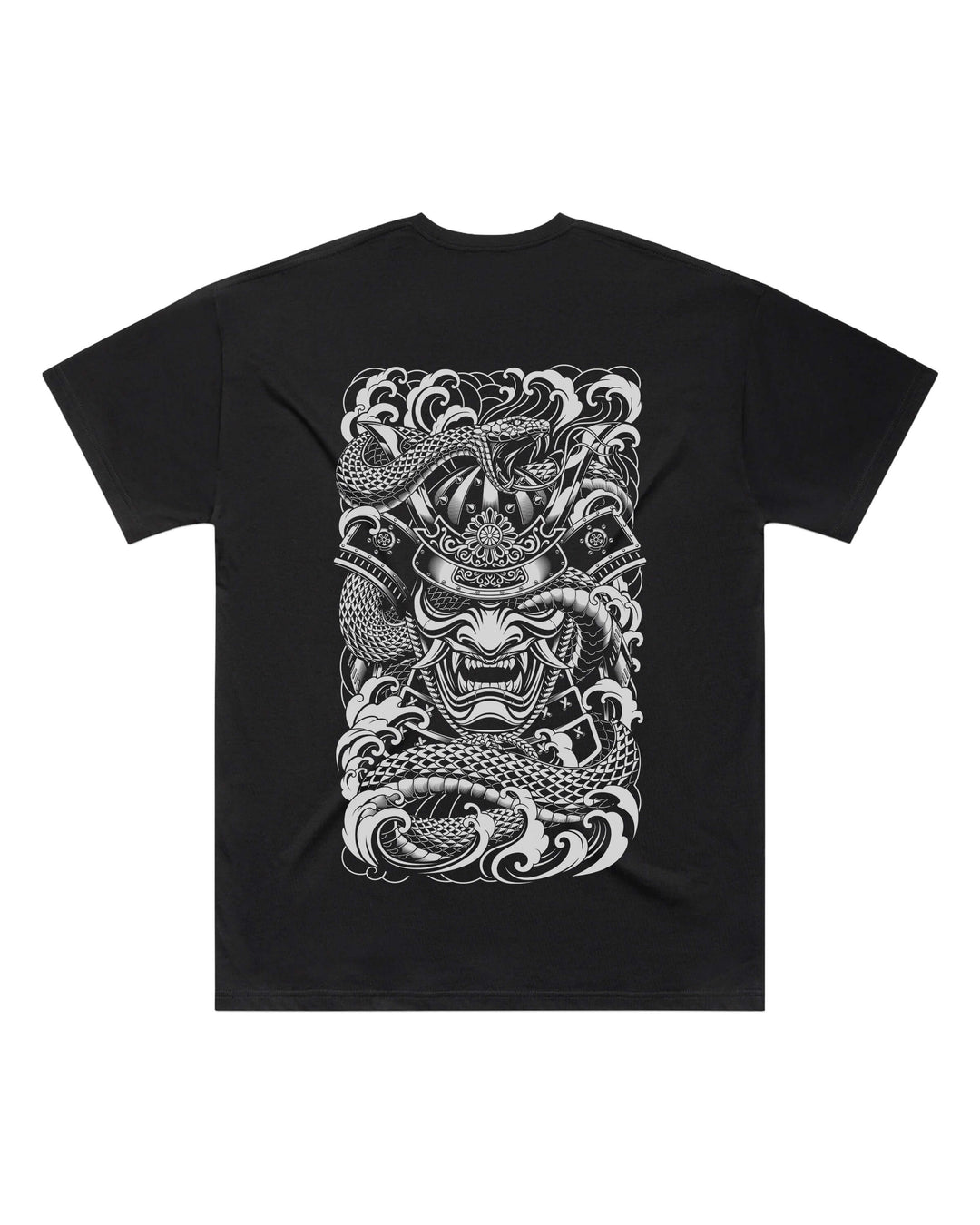 Irezumi Samurai Black Oversized T-Shirt