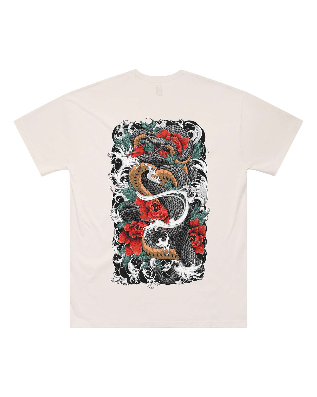 Irezumi Snake Bone Oversized T-Shirt