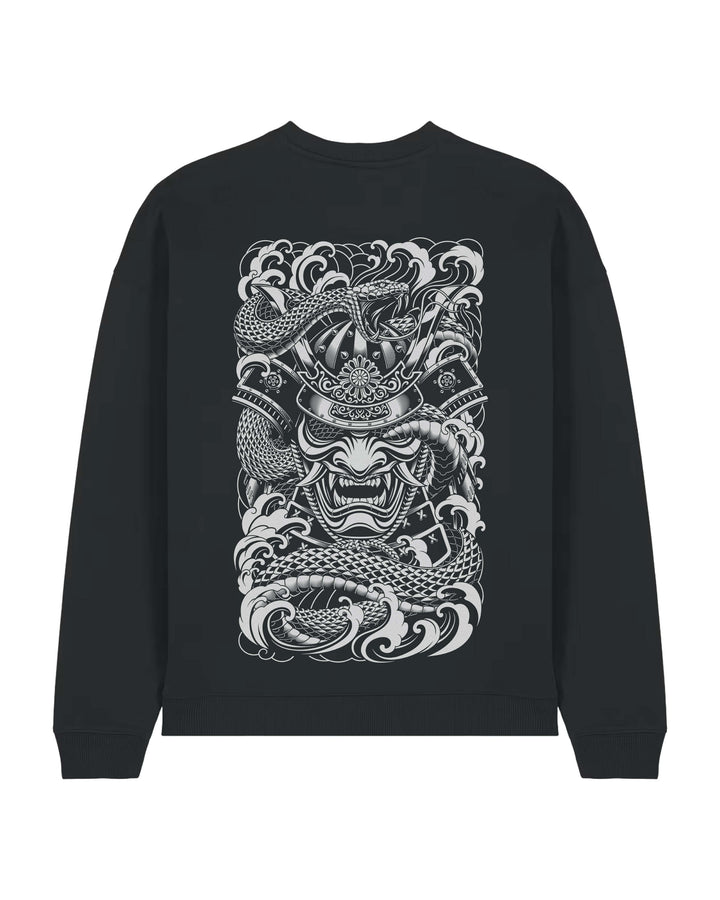 Irezumi Samurai Oversized Crewneck Sweatshirt