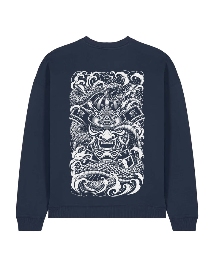 Irezumi Samurai Oversized Crewneck Sweatshirt