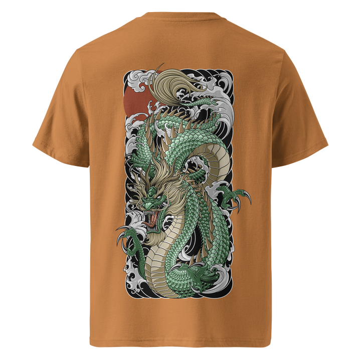 Jade Tide Dragon Tattoo Tee – Day Fall Heavyweight