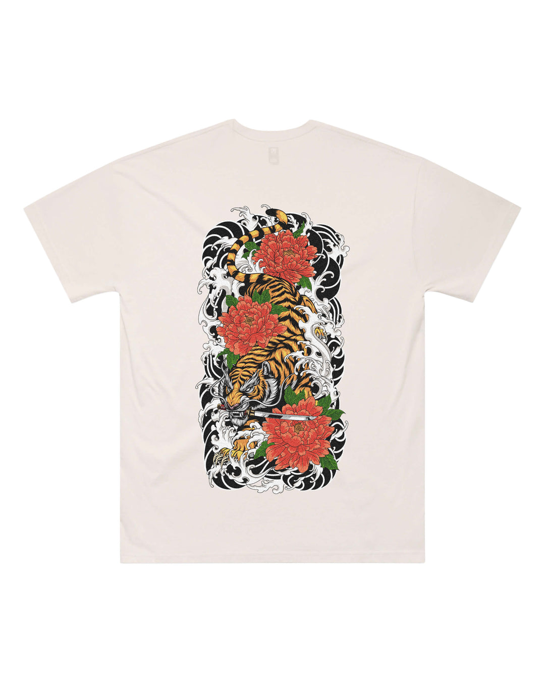 Japanese Tiger Bone Oversized T-Shirt