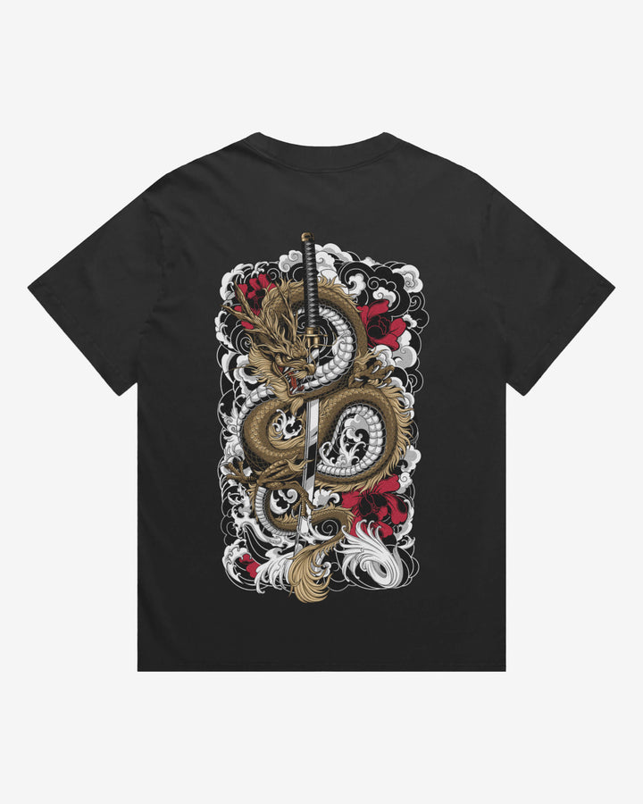 Vintage Dragon T-Shirt – Faded, Heavyweight