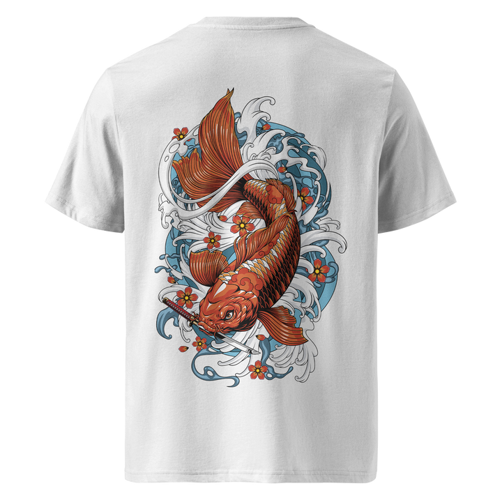 Koi Fish Tattoo Tee – White Midweight