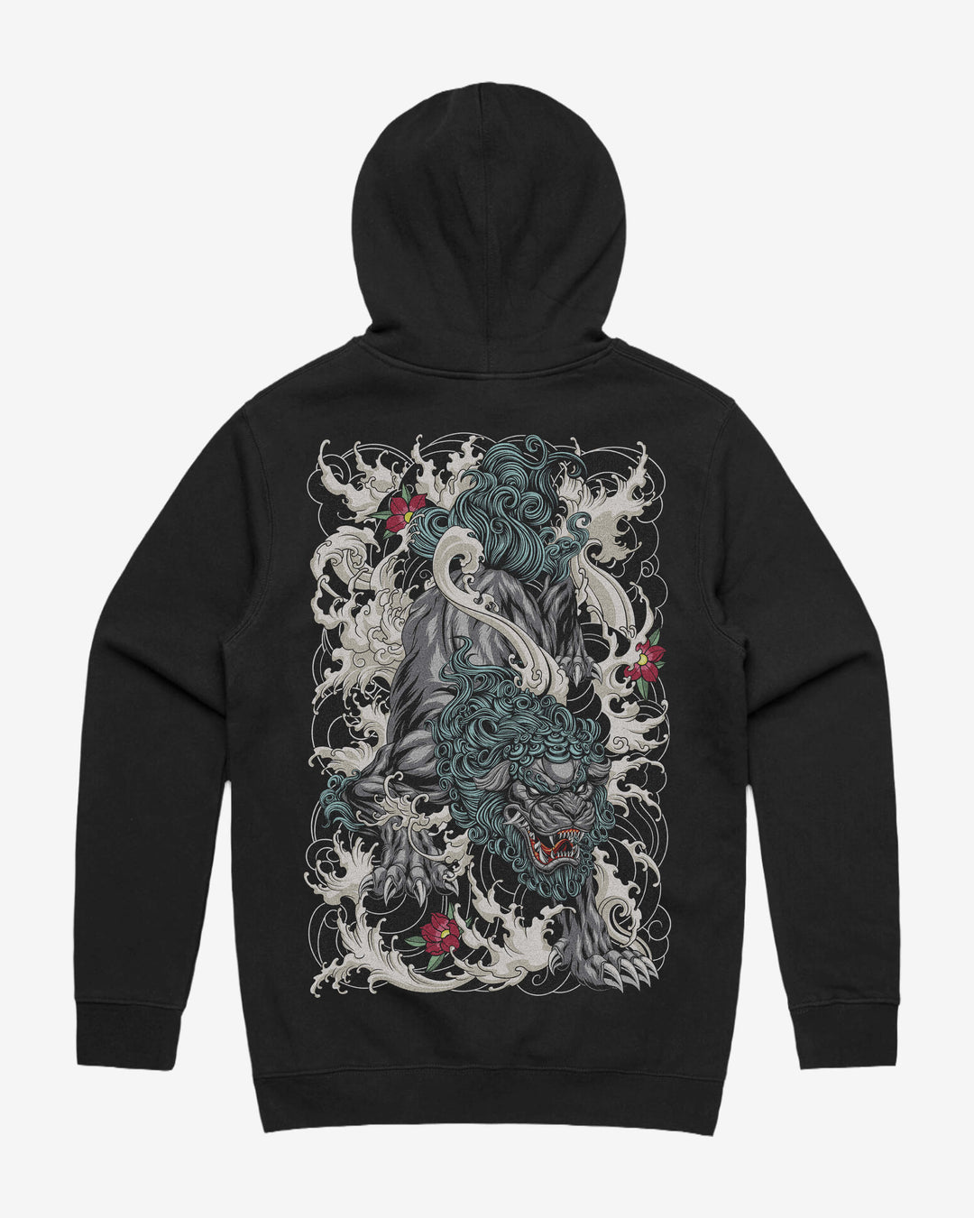 Irezumi Komainu Graphic Hoodie