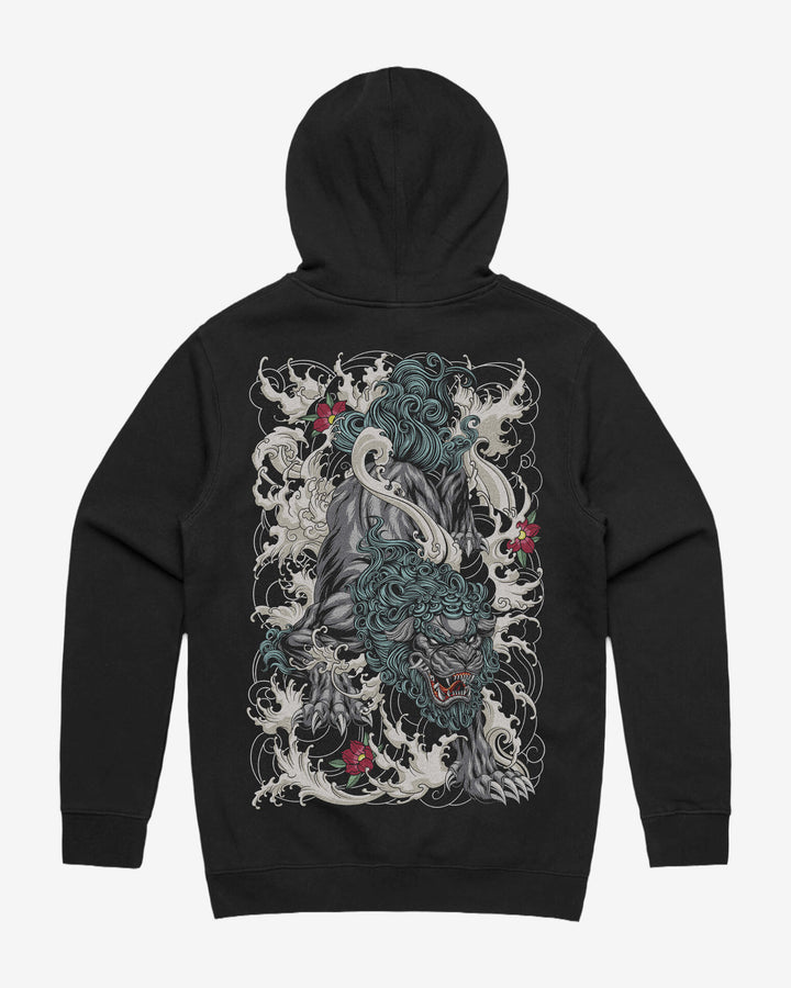 Irezumi Komainu Graphic Hoodie