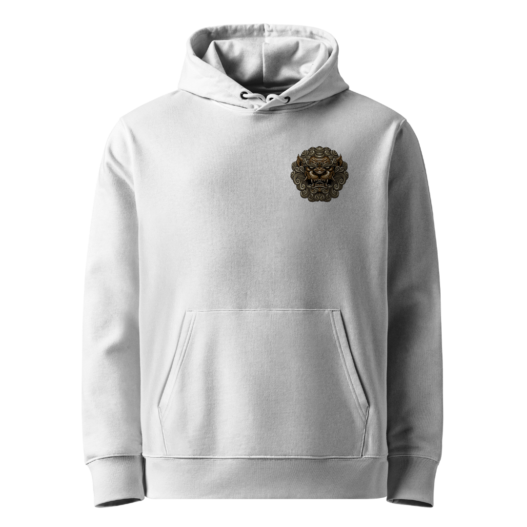 Tattoo-inspired graphic hoodie featuring original tattoo artwork. Premium heavyweight cotton for warmth and comfort.