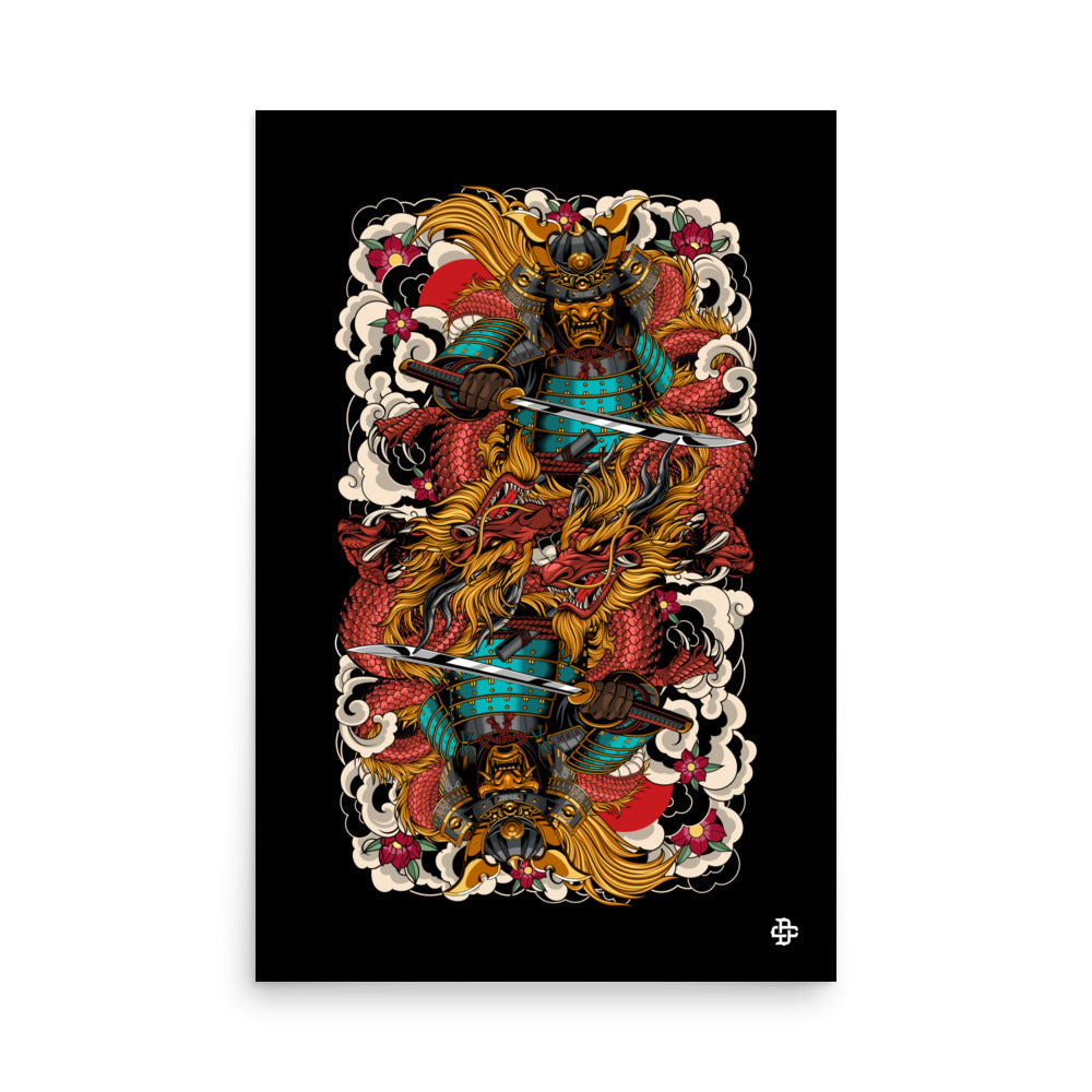 mirrored samurai poster