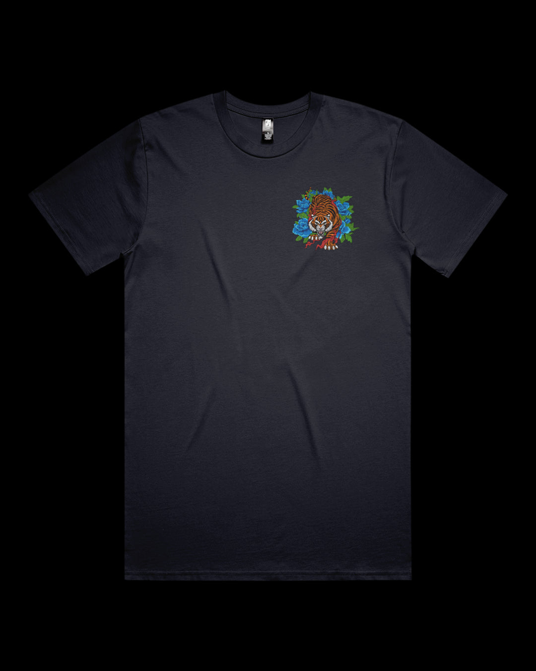 graphic tee with tiger graphic