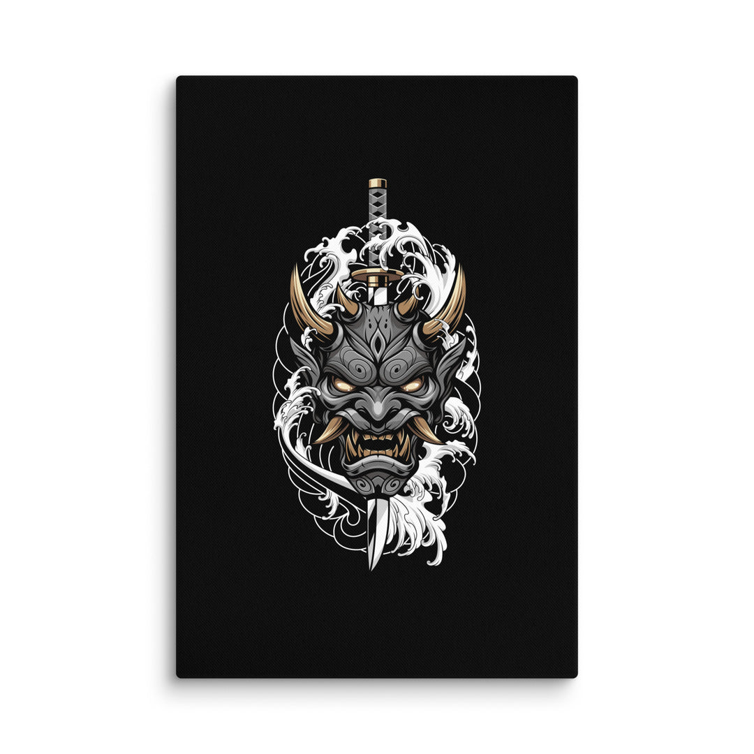 oni-katana-canvas-40x60-Product mockup