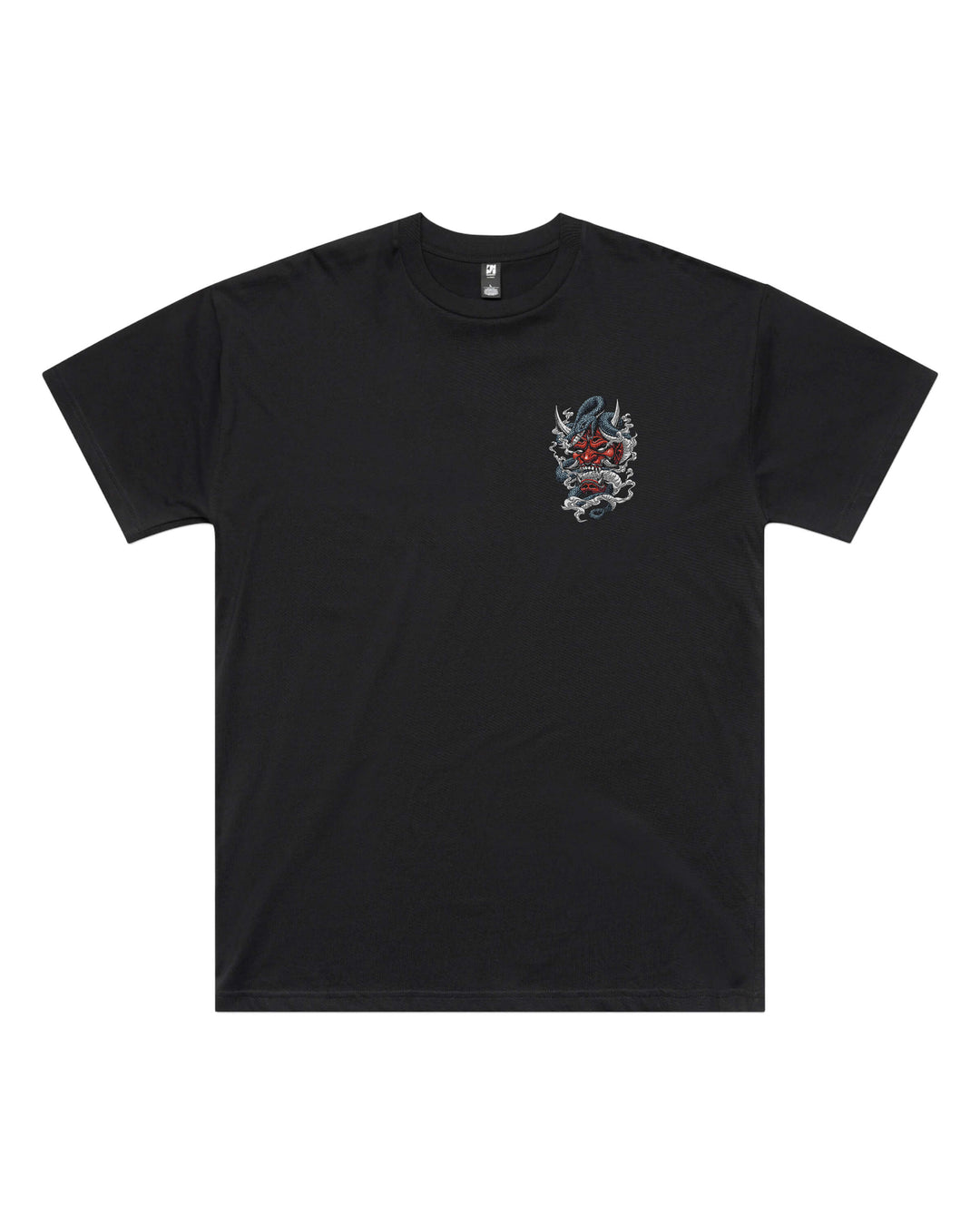 Oni Mask Black Oversized T-Shirt