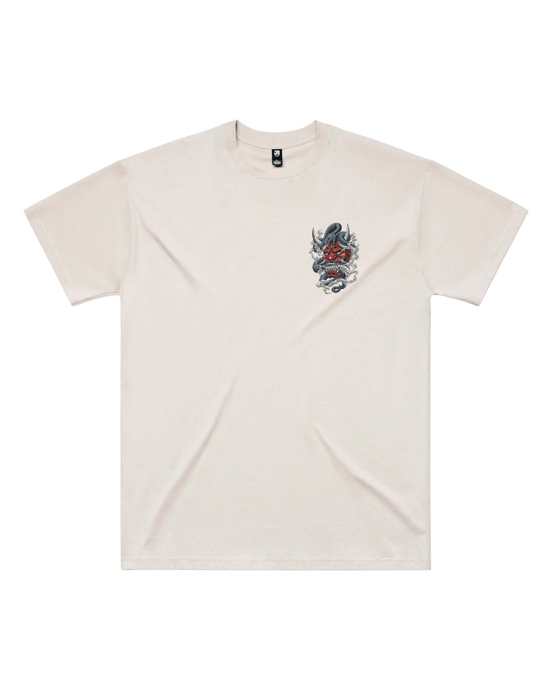Oni Mask Bone Oversized T-Shirt