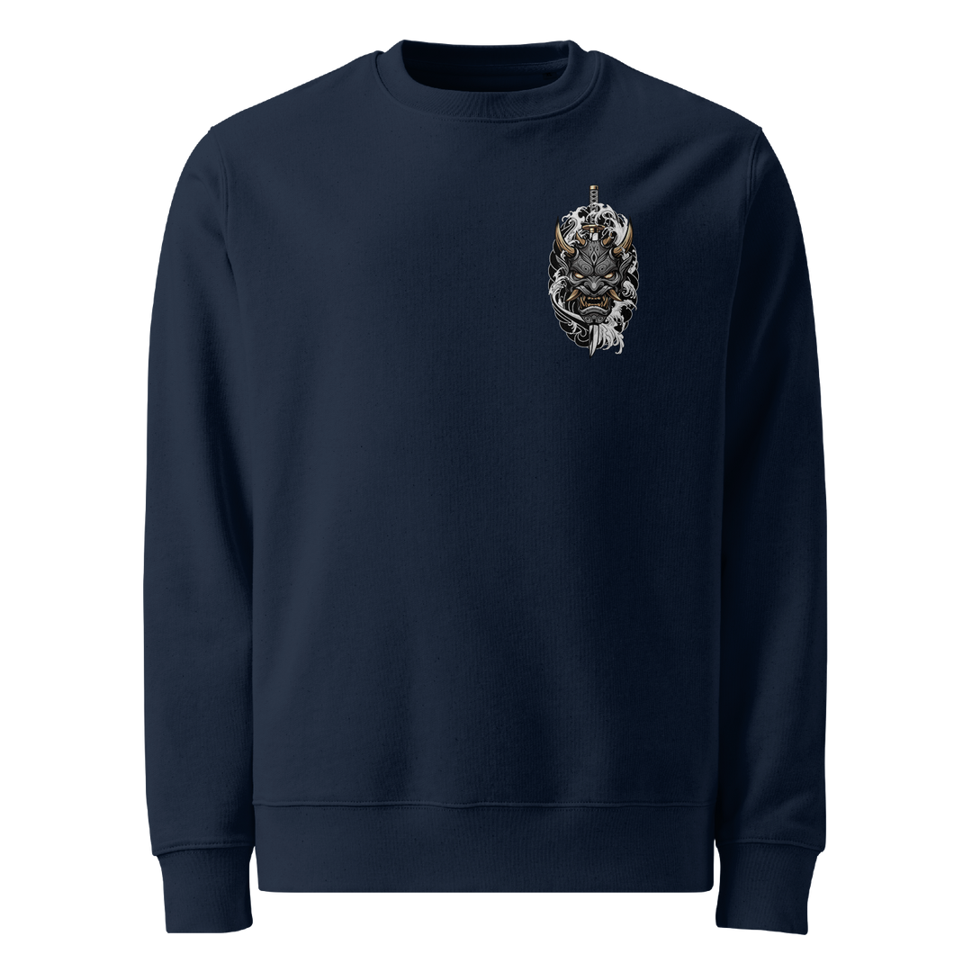 Demon Slayer Graphic Tattoo Sweatshirt - Navy