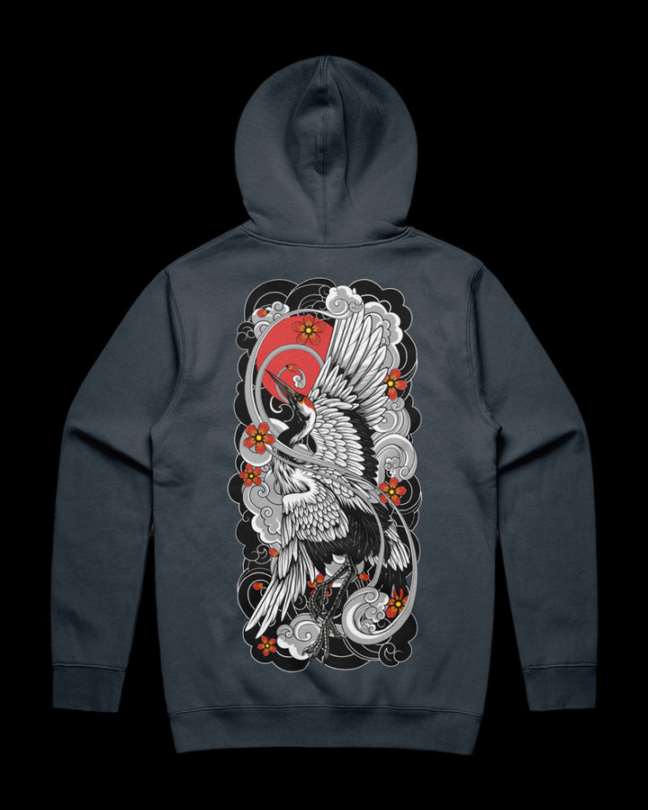 Rising Crane | Heavyweight Hoodie