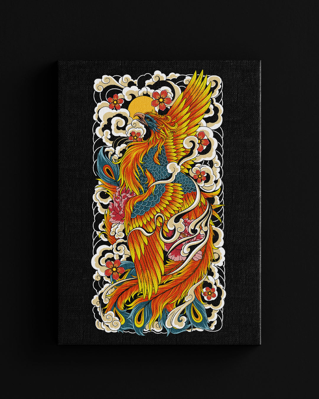 irezumi phoenix canvas
