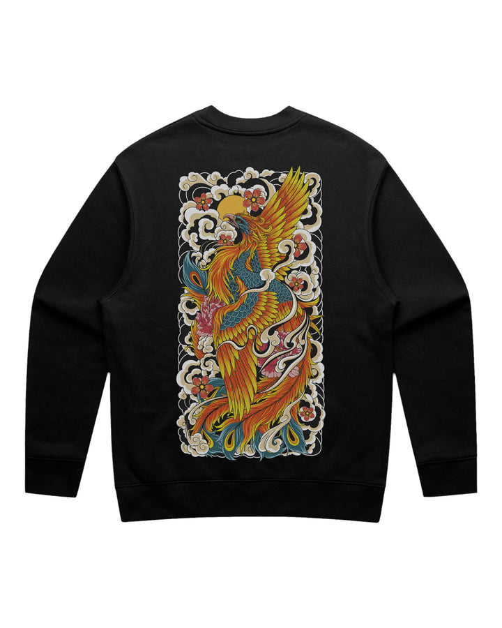Phoenix Black Crewneck Sweatshirt